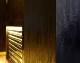 Black polished plaster | Totos