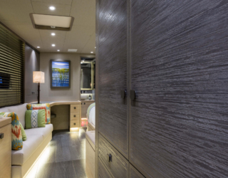 Polished plaster finish Private Yacht
